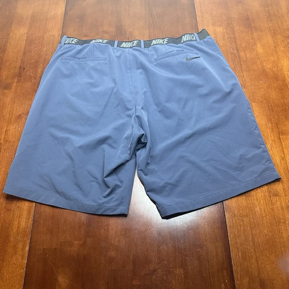 Nike Flex Slim Fit Golf Shorts 891932 Dri Fit Vented‎ Shorts Blue Mens 40